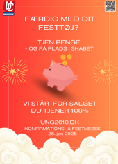 Konfirmation og Fest – SÆLG DIT TØJ - Klik for at tilmelde dig