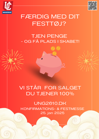 Konfirmation og Fest – SÆLG DIT TØJ - Klik for at tilmelde dig